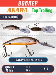Воблер Akara Top Trolling 75 12г ATT75-A19