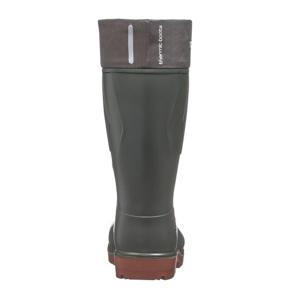 Сапоги Torvi ЭВА -40°C с прилитой шипованной подошвой и 4-х слойным меховым вкладышем олива р.46-47