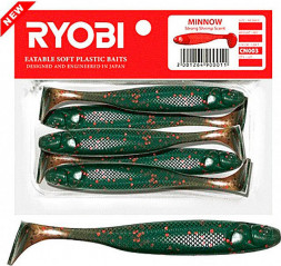 Риппер Ryobi MINNOW 93mm, цвет CN003 old whiskey, 5 шт