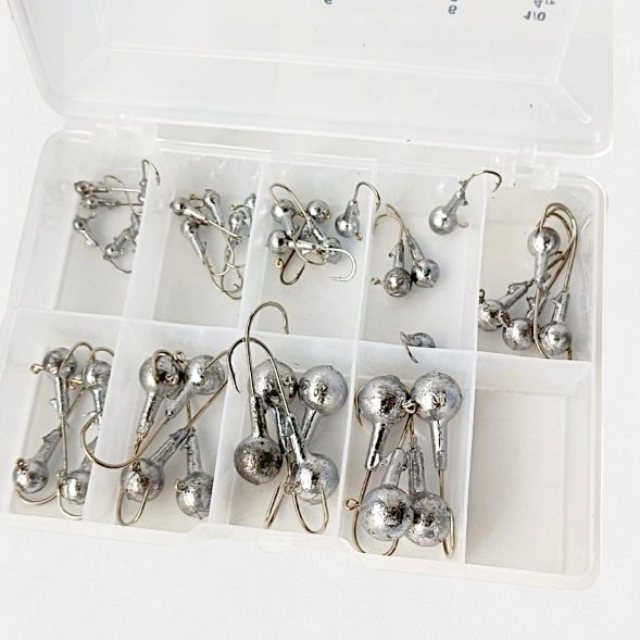 Набор джиг-головок №1 40 шт Три кита