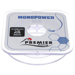 Леска Primier Fishing Monopower Ice Clear Nylon 0.18мм 30м