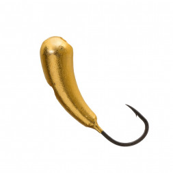 Мормышка вольфрамовая Lumicom Уралка Ф4 золото, цена за 1 шт.