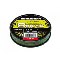 Леска плетеная CORMORAN Corastrong PE 8-Braid 0.16 135м